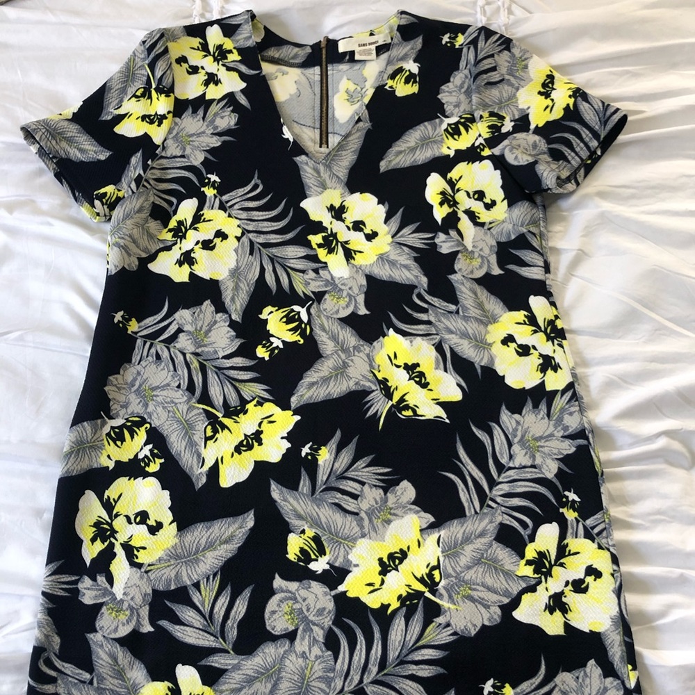 Tropical tee shirt dress